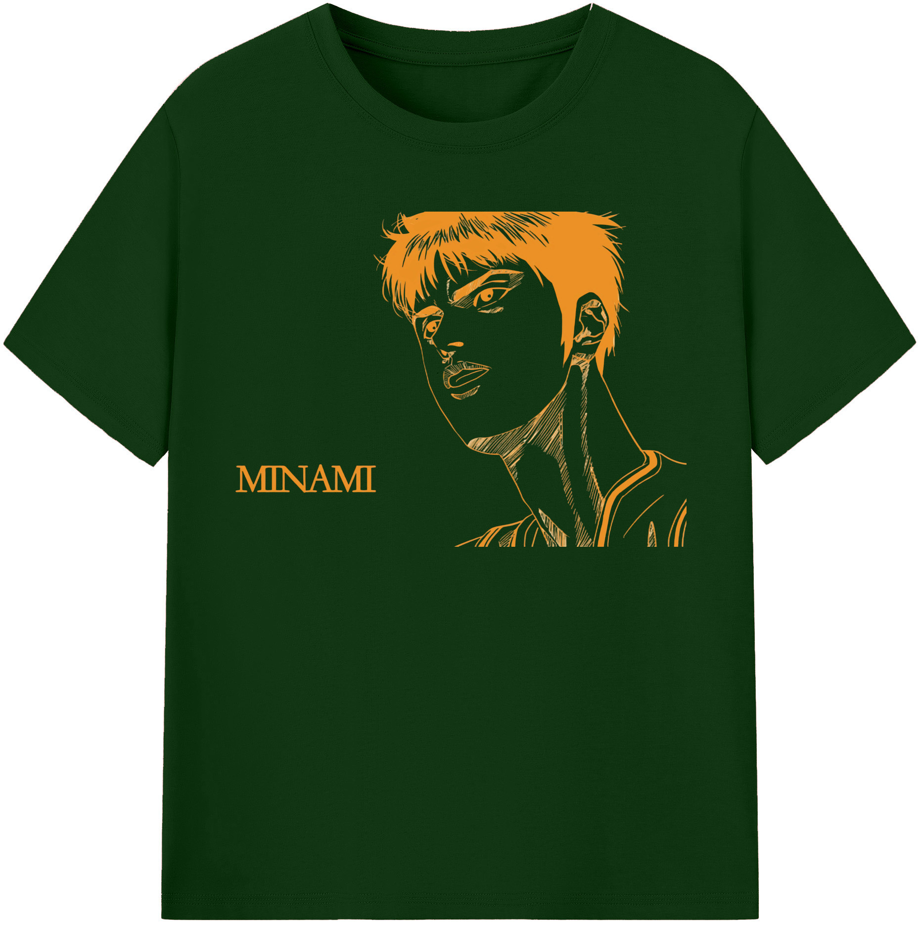 SLAM DUNK／スラムダンク 綿100％半袖Tシャツ（フロントプリント）